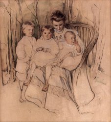 kauffmann cornelia pointing to her children as her treasures