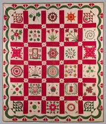 Elizabeth Sanford Jennings Hopkins Album Quilt
