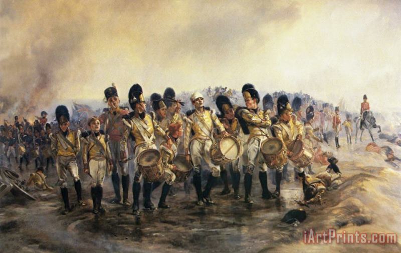 Steady The Drums And Fifes! painting - Elizabeth Thompson Steady The Drums And Fifes! Art Print