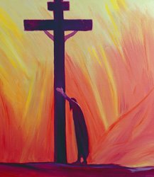 Elizabeth Wang In our sufferings we can lean on the Cross by trusting in Christ's love