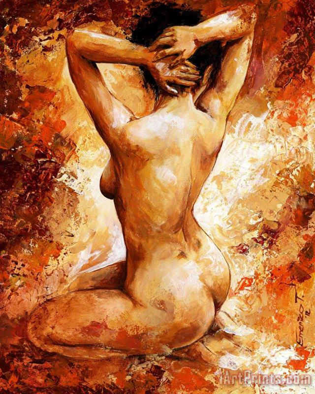 Nude 06 painting - Emerico Toth Nude 06 Art Print