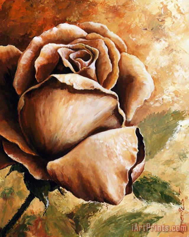 Rose painting - Emerico Toth Rose Art Print