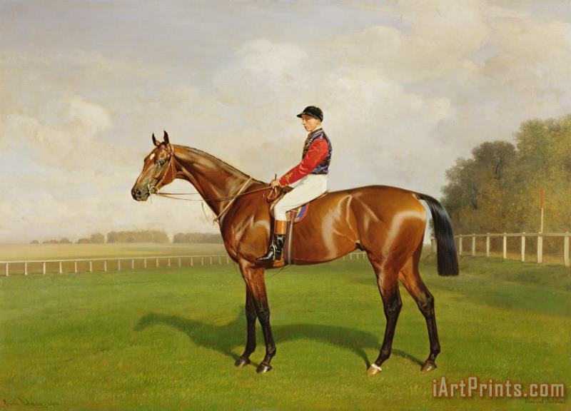Diamond Jubilee Winner Of The 1900 Derby painting - Emil Adam Diamond Jubilee Winner Of The 1900 Derby Art Print