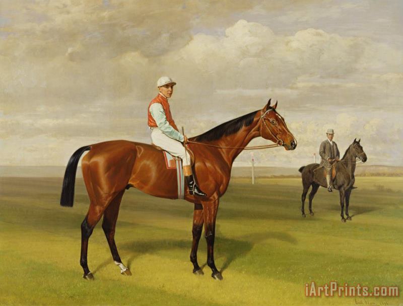 Isinglass Winner Of The 1893 Derby painting - Emil Adam Isinglass Winner Of The 1893 Derby Art Print