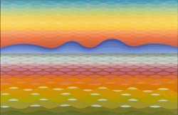 Emil Parrag Dusk at Lake Balaton