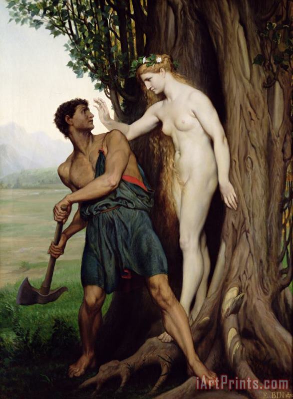 The Hamadryad painting - Emile Bin The Hamadryad Art Print