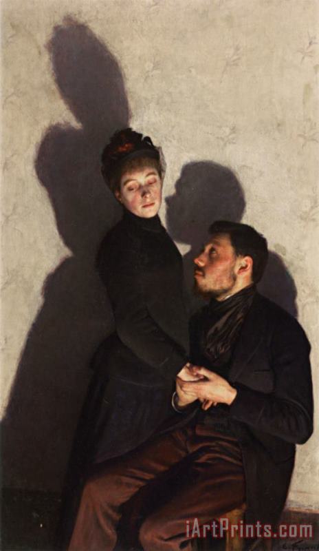 Ombres Portees painting - Emile Friant Ombres Portees Art Print