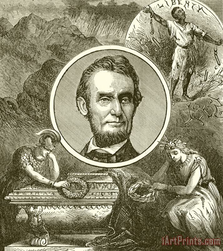 English School Abraham Lincoln Art Painting