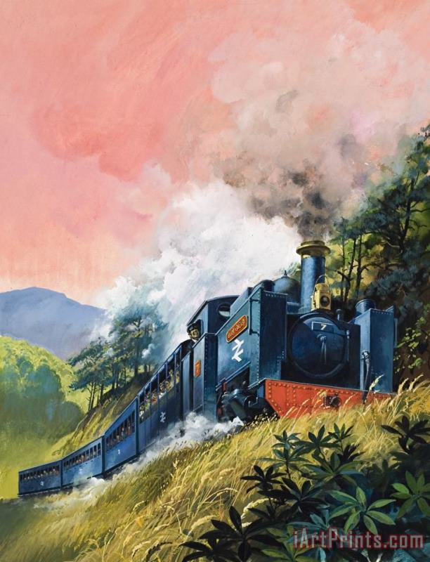 All Aboard for Devil's Bridge painting - English School All Aboard for Devil's Bridge Art Print