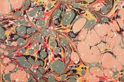 English School Decorative End Paper painting