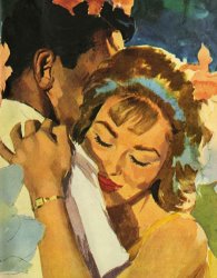 English School Embrace painting
