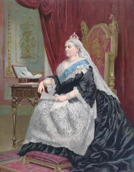 English School Portrait Of Queen Victoria painting