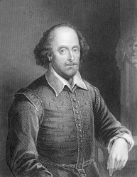 English School Portrait Of William Shakespeare painting