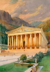 English School Temple of Diana painting
