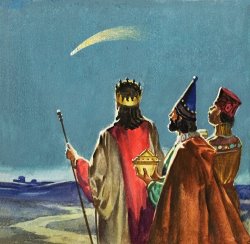 English School Three Wise Men painting