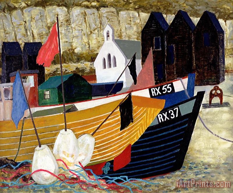Eric Hains Hastings Remembered Art Painting