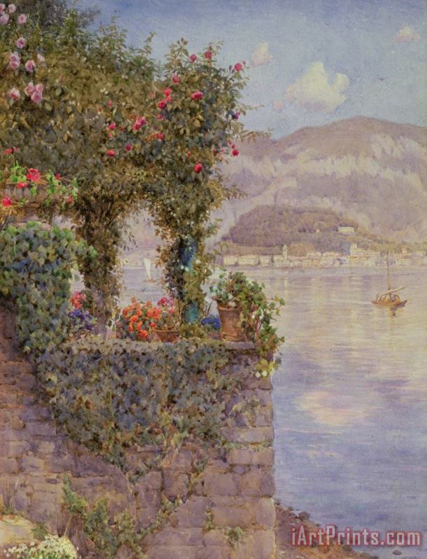 Ernest Arthur Rowe Bellagio from Tremezzo Art Painting