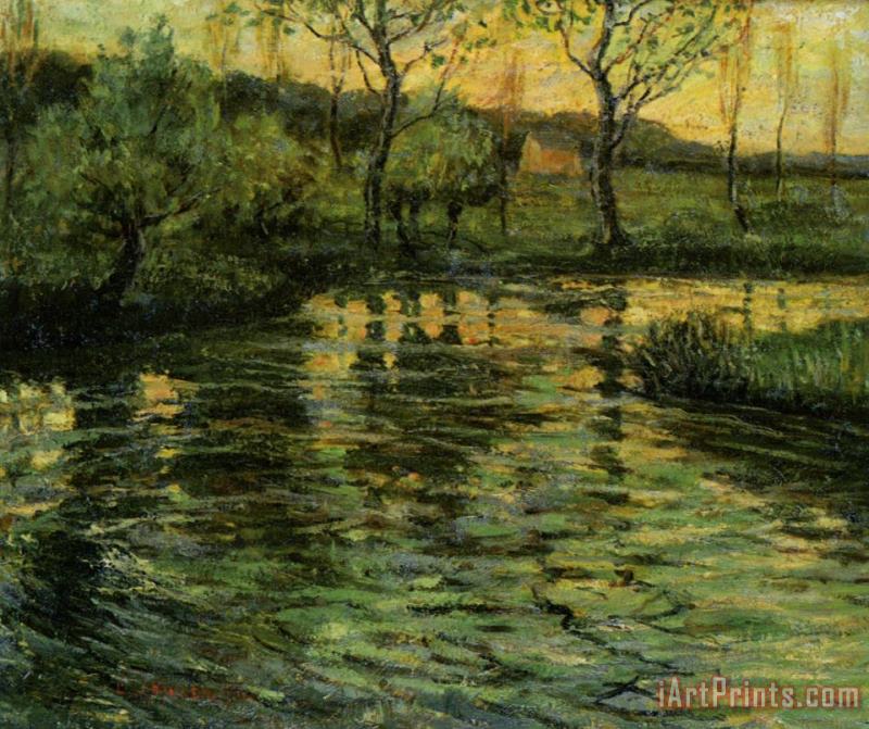 Conneticut River Scene painting - Ernest Lawson Conneticut River Scene Art Print