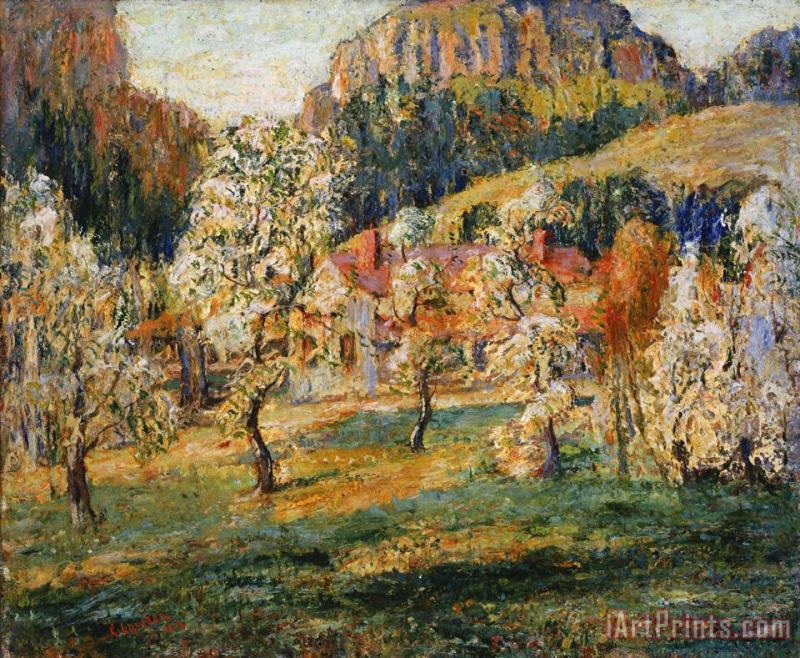 Ernest Lawson May in The Mountains Art Print