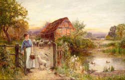 Ernest Walbourn Bringing Home the Sheep