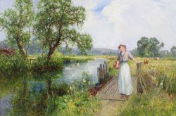 Ernest Walbourn Summer painting