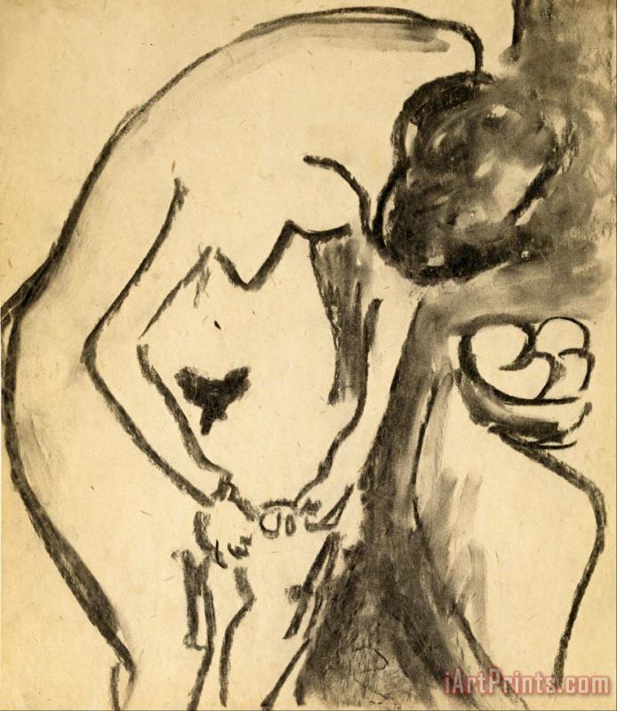Nude painting - Ernst Ludwig Kirchner Nude Art Print