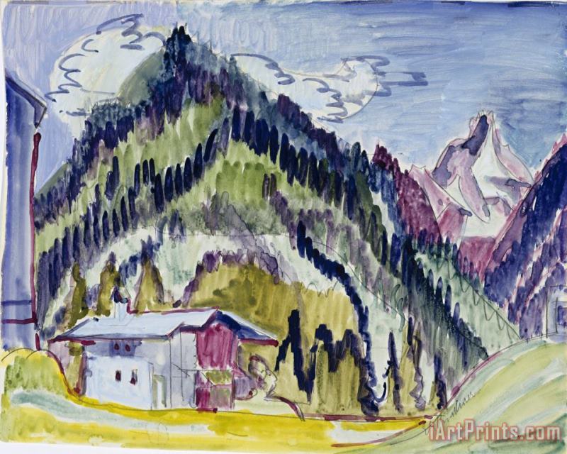 Ernst Ludwig Kirchner Wilderness Home Art Painting