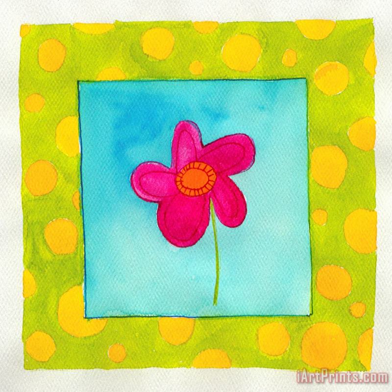 Flower 2 painting - Esteban Studio Flower 2 Art Print