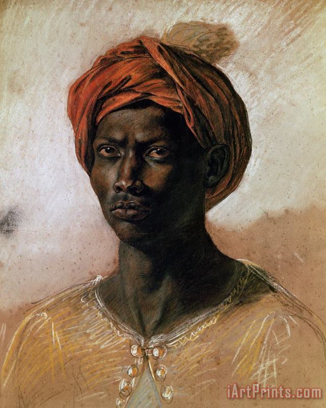 Eugene Delacroix Portrait of a Turk in a Turban Art Painting