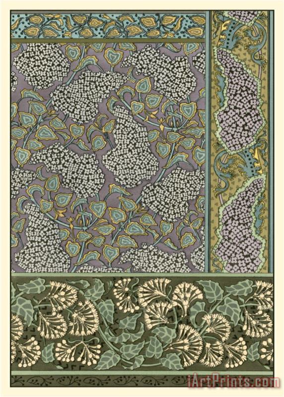 Garden Tapestry III painting - Eugene Grasset Garden Tapestry III Art Print