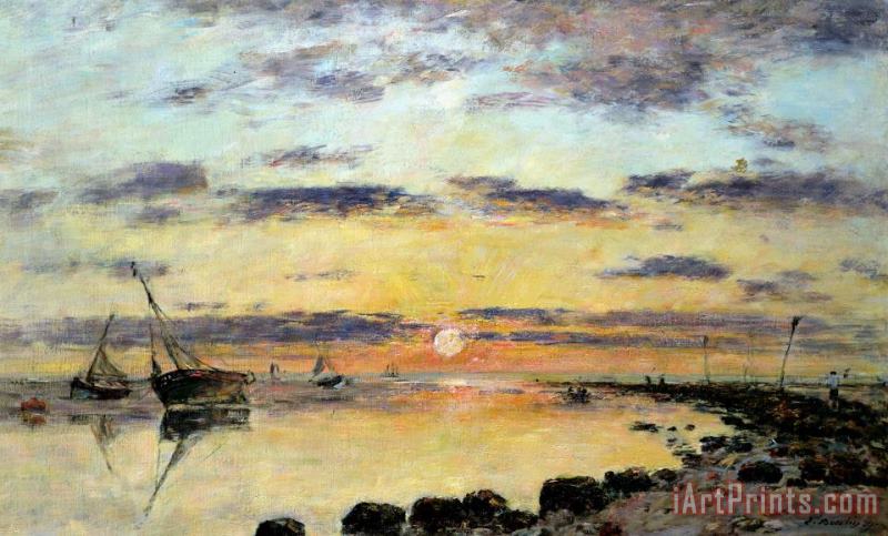 Eugene Louis Boudin Le Havre Art Painting