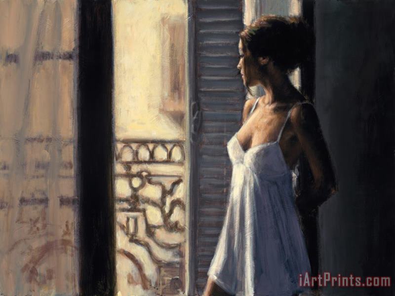 Balcony at Buenos Aires X painting - Fabian Perez Balcony at Buenos Aires X Art Print