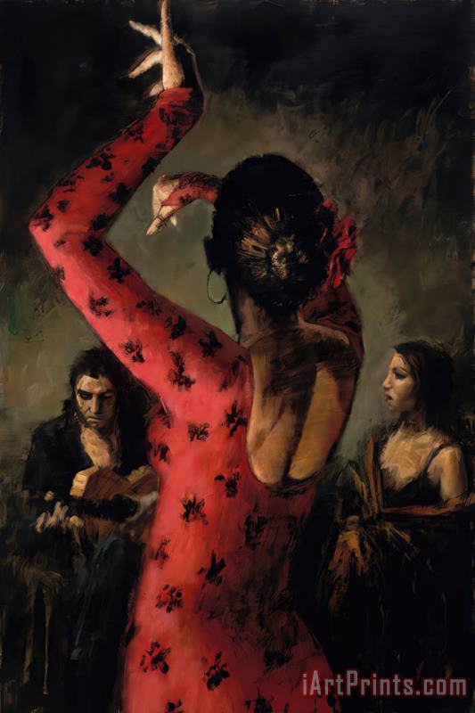 Fabian Perez Tablao Flamenco IV Art Painting