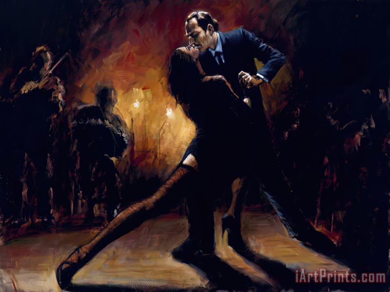 Tango III painting - Fabian Perez Tango III Art Print