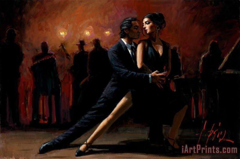 Tango in Buenos Aires painting - Fabian Perez Tango in Buenos Aires Art Print