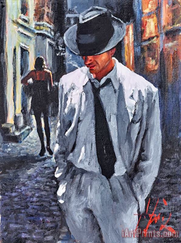 Fabian Perez The Alley (el Paseo Ii) Art Painting