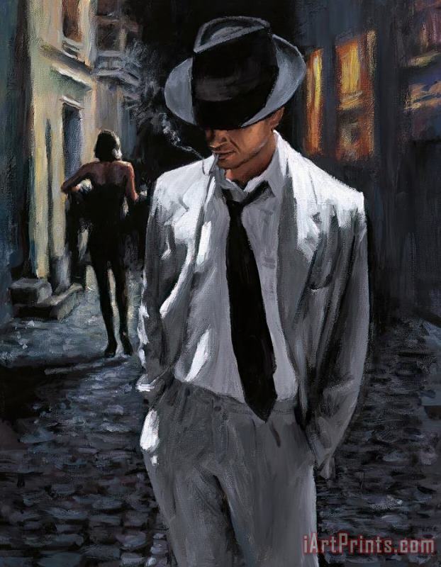 Fabian Perez The Alley, Buenos Aires Art Print