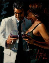 Fabian Perez The Proposal XII painting