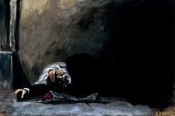 Fabian Perez Waiting for The Romance to Come Back II painting