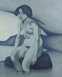 Felix Edouard Vallotton Green Nude painting
