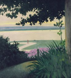 Felix Edouard Vallotton Honfleur And The Baie De La Seine painting
