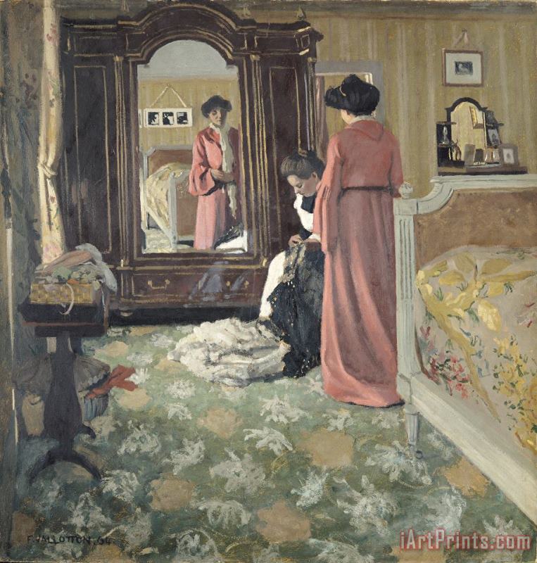Felix Edouard Vallotton Interior Art Print