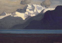 Felix Edouard Vallotton Lac Leman And Les Dents-du-midi painting