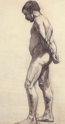 Felix Edouard Vallotton Standing Male Nude painting