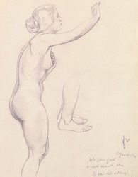 Felix Edouard Vallotton Study For Perseus And Andromeda painting