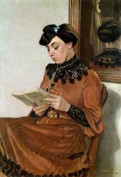 Felix Edouard Vallotton Woman Reading painting