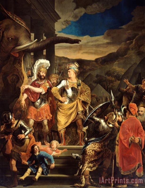 Ferdinand Bol Fabritius And Pyrrhus Art Painting