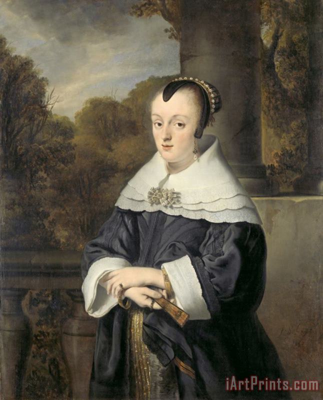 Ferdinand Bol Maria Rey (1630/31 1703). Wife of Roelof Meulenaer Art Print