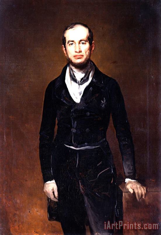 Ferdinand von Rayski Portrait of The Chamberlain Count Julius Zech Burkersroda Art Painting