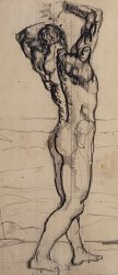 Ferdninand Hodler Male Act Study For The Truth painting